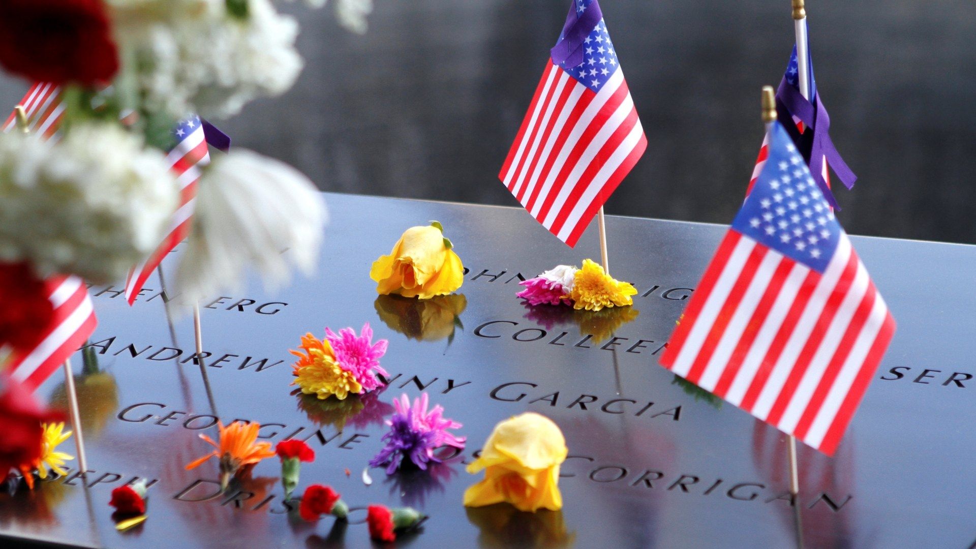 Memorial por los atentados terroristas del 11S, en Nueva York