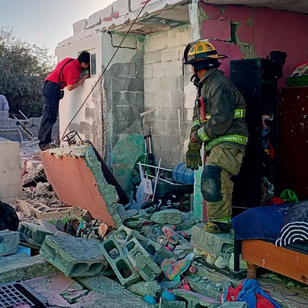 Muere Niño en Explosión de Casa en Coahuila