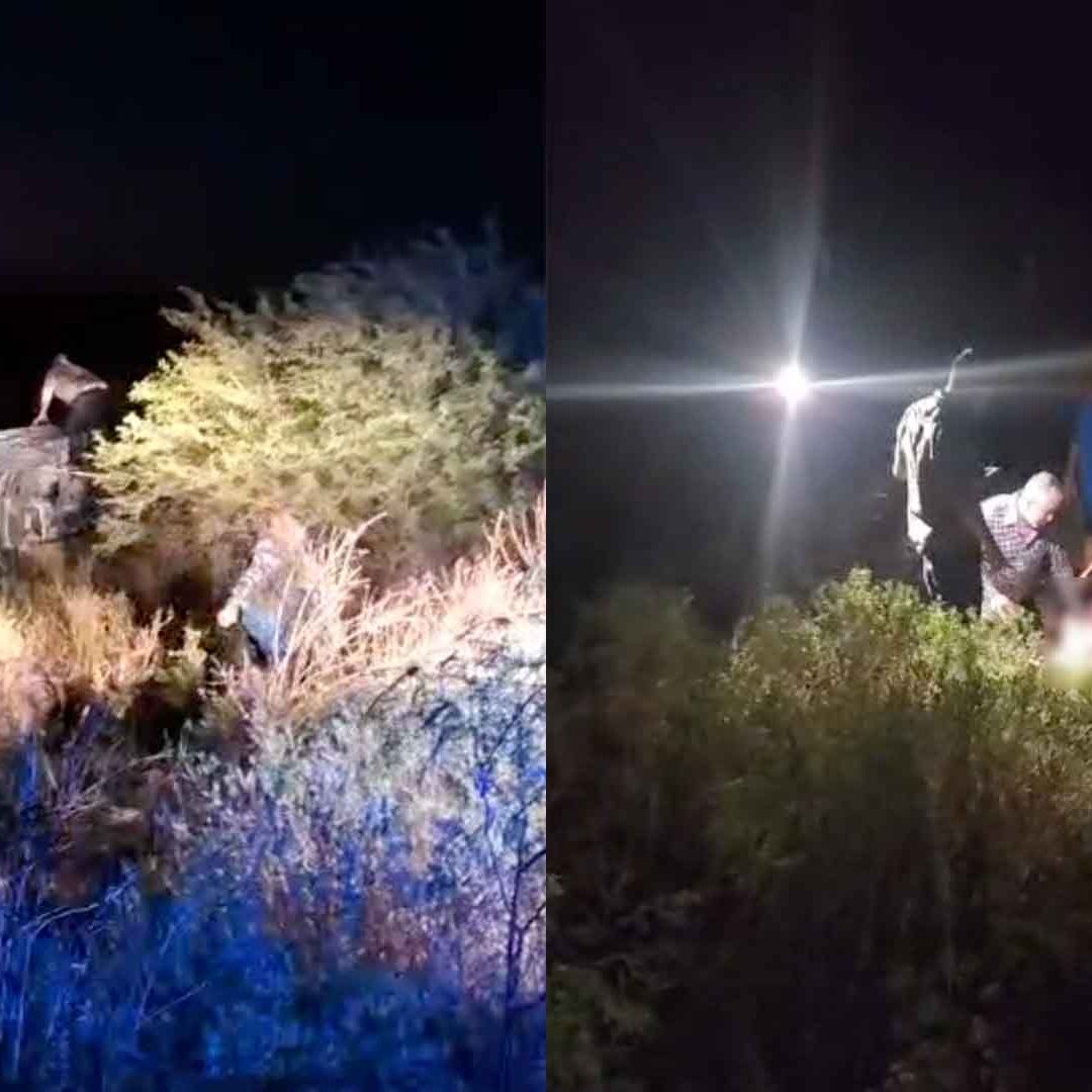 Volcadura en Carretera 'El Mezquital' Deja un Hombre sin Vida y Dos Lesionados