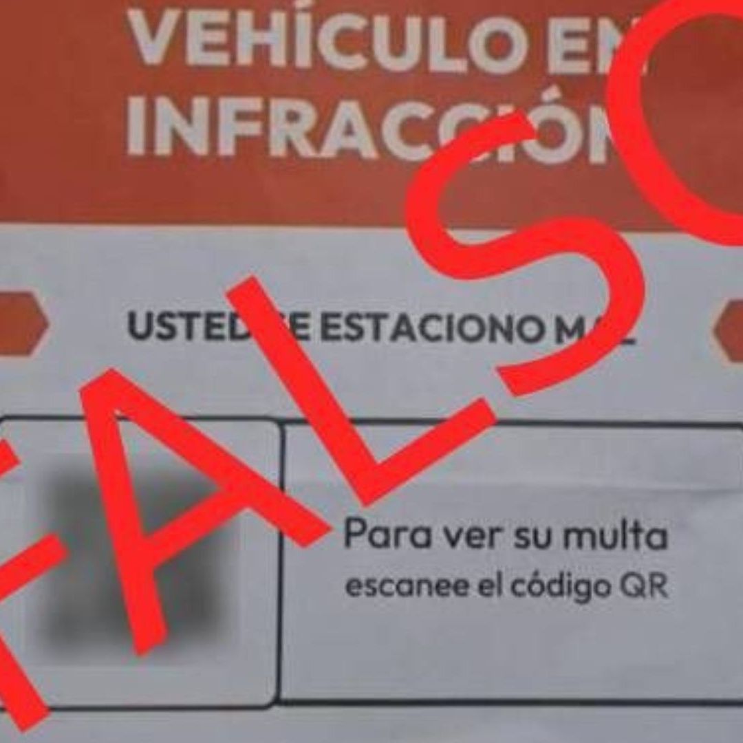 falso qr con multa