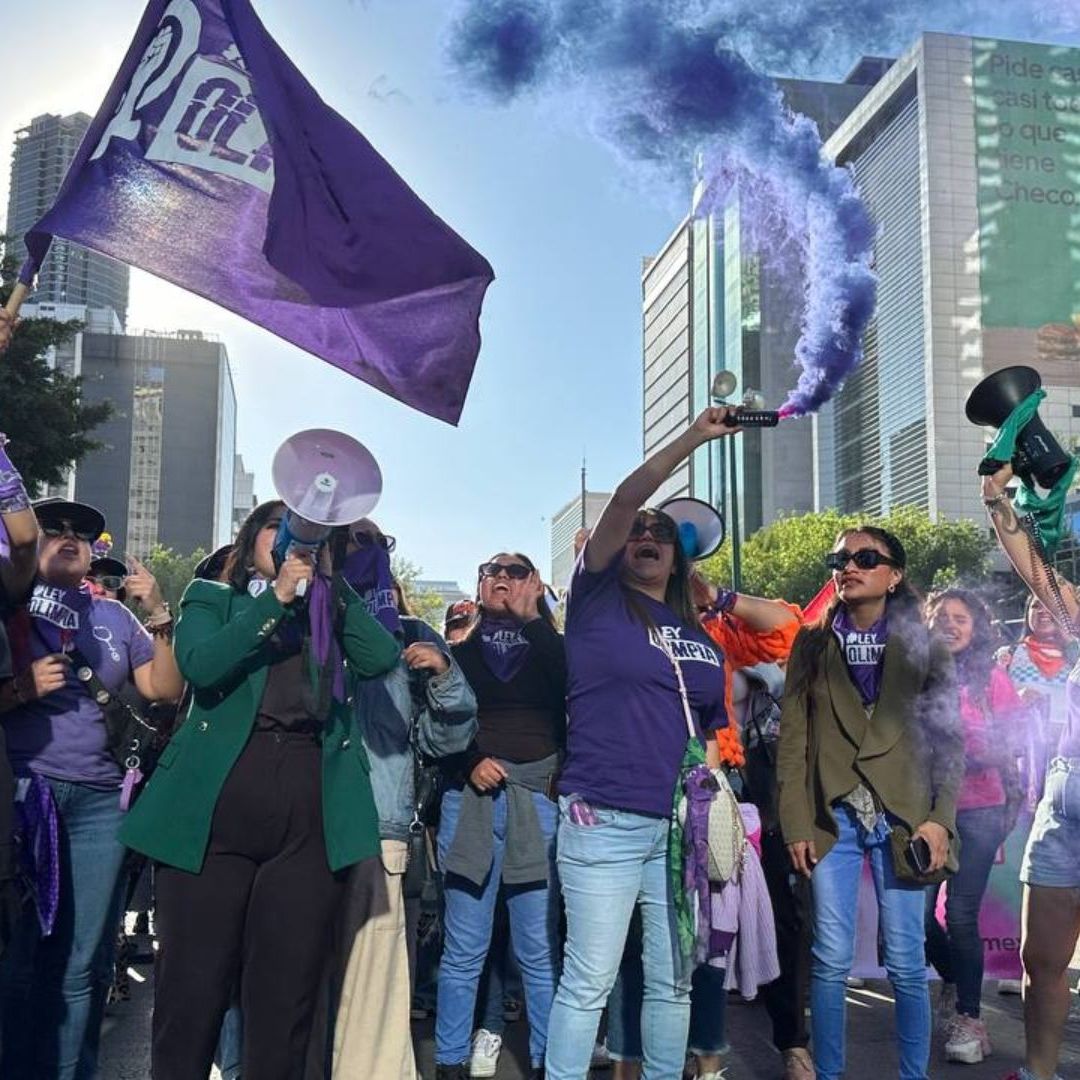 Imágenes de la Marcha 25N: Así se Vive en CDMX Protesta contra Violencia a la Mujer