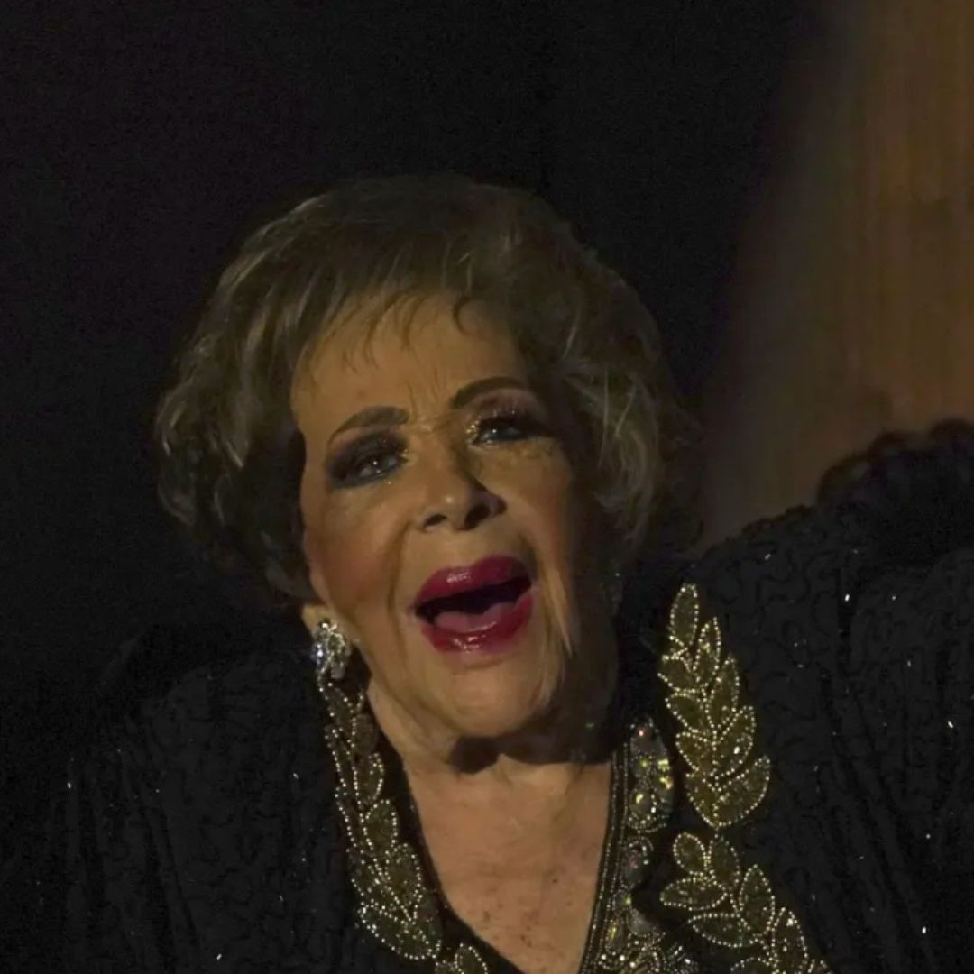 La actriz Silvia Pinal durante un homenaje a su trayectoria
