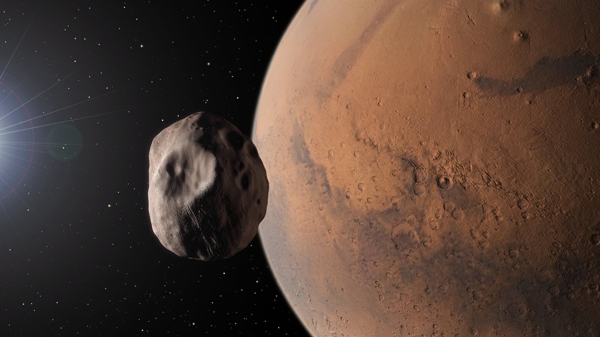 ¿Cómo nacieron las lunas de Marte? Nuevo estudio propone respuesta