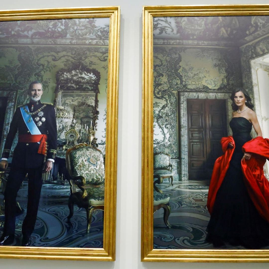 Presentan nuevos retratos de los reyes de España