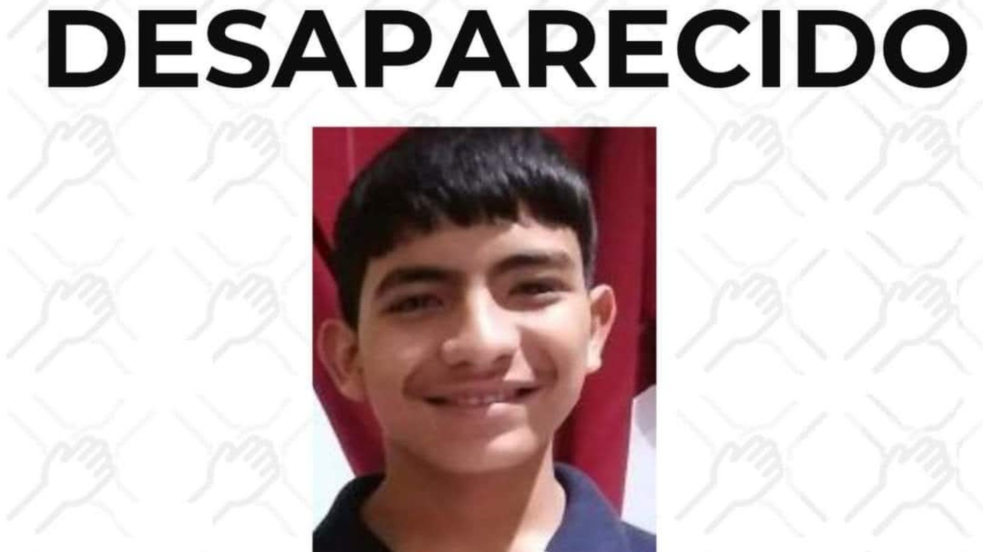 Emiten Ficha de Búsqueda por Menor Desaparecido en Altar