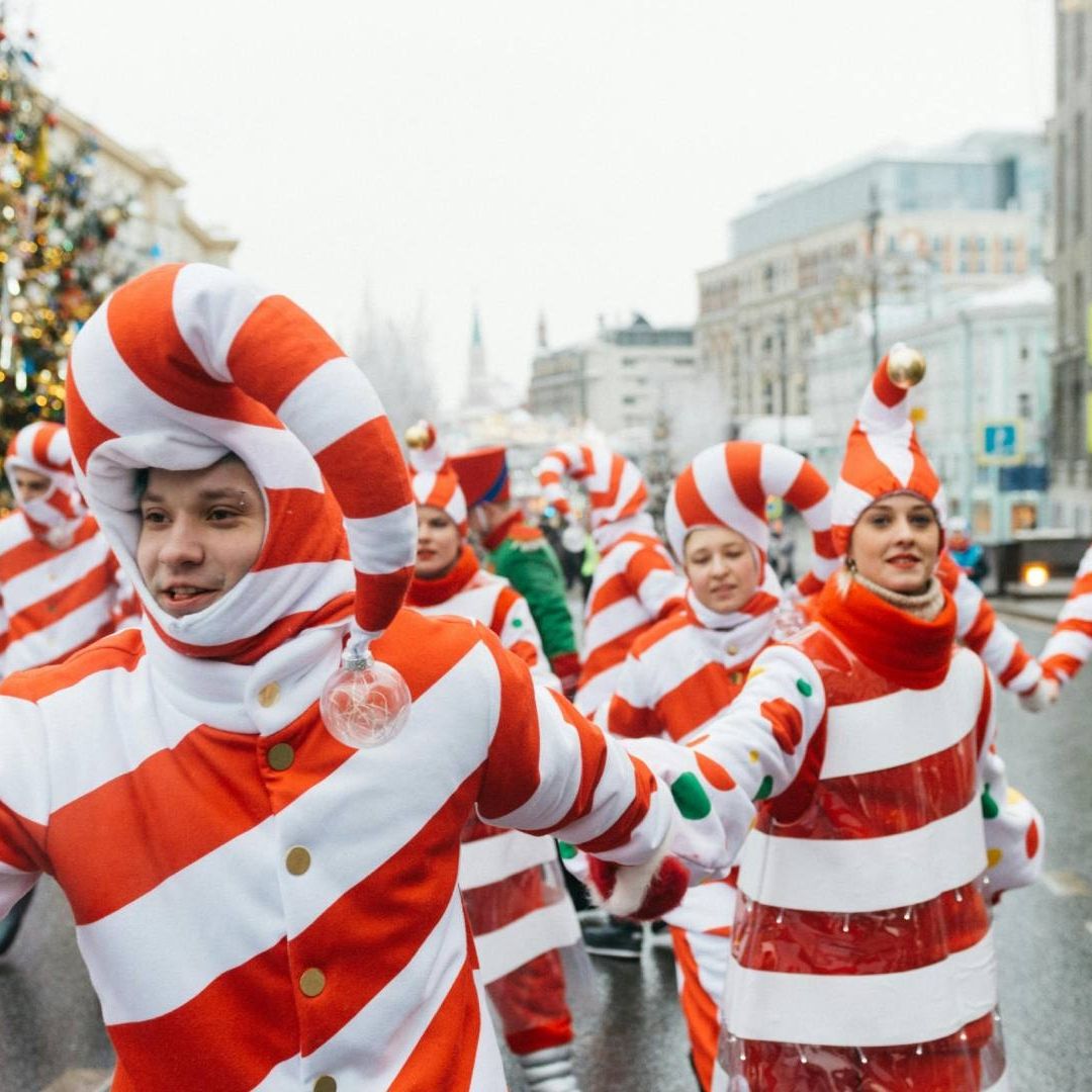 Desfile navideño en la ciudad