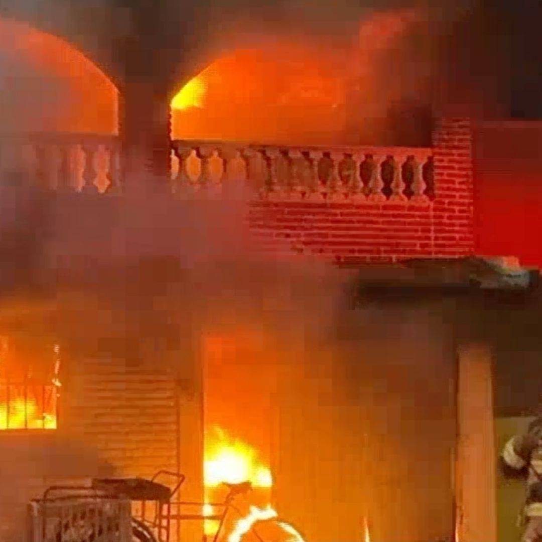 Incendio en Casas Tamsa, en Boca del Río