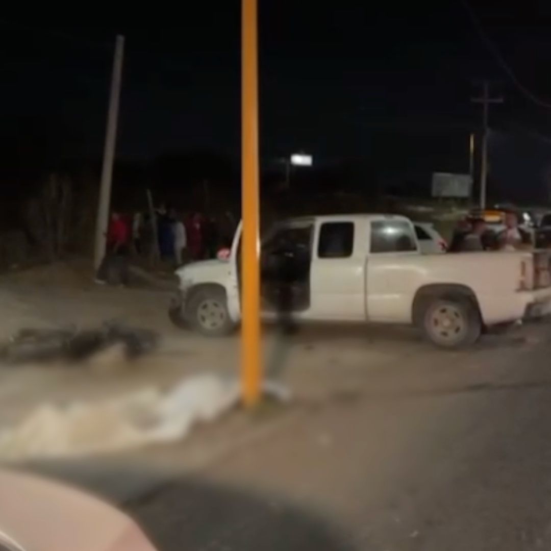 Padre e hija mueren a bordo de su moto en Aguascalientes.