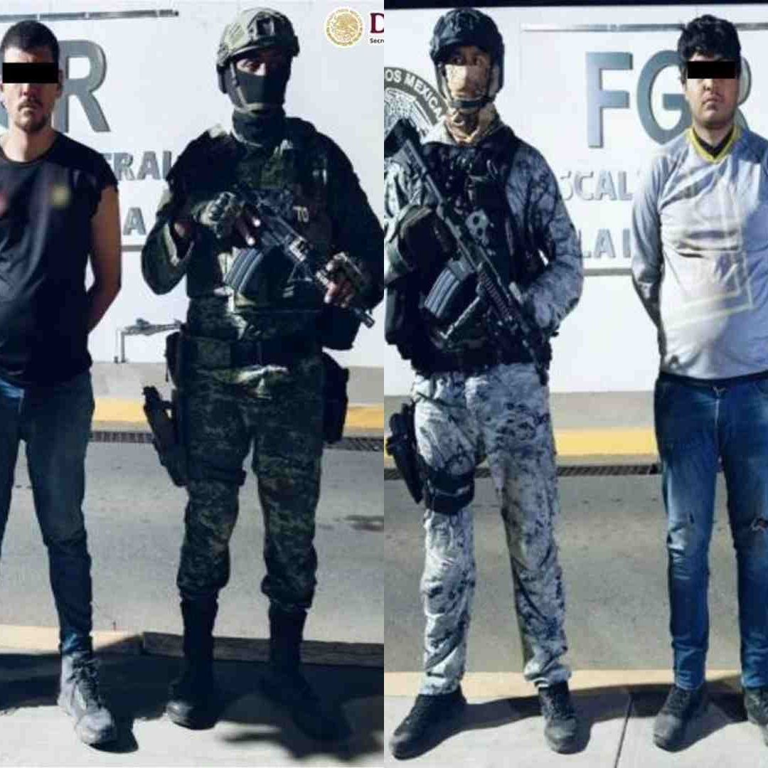 Los dos hombres estaban en posesión de armas largas y pastillas de fentanilo.