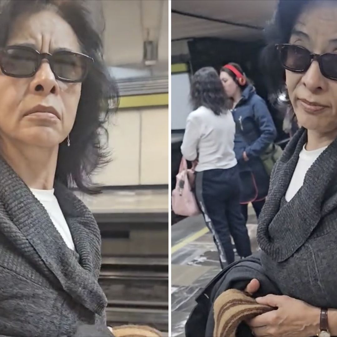 Señora insulta a joven francesa en el Metro de la Ciudad de México