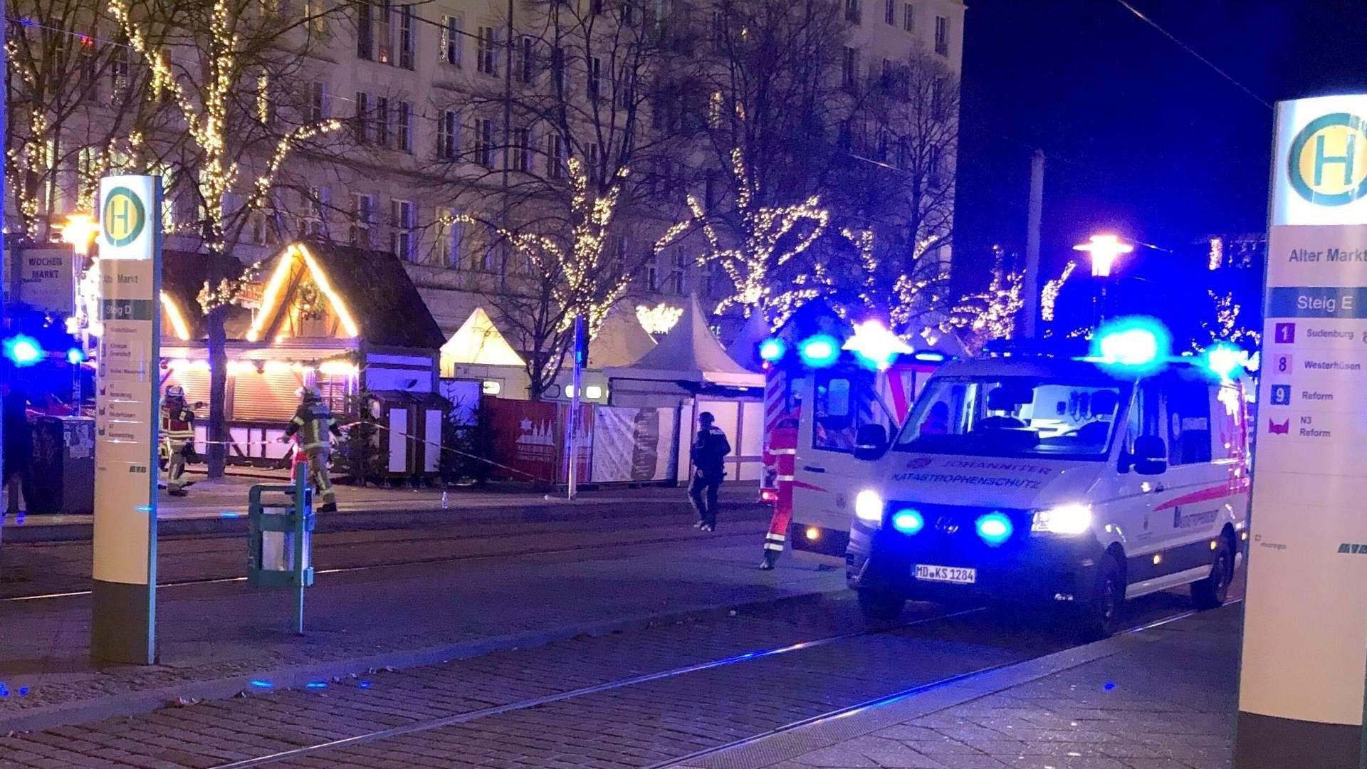 Reportan atropello masivo en Magdeburgo, Alemania