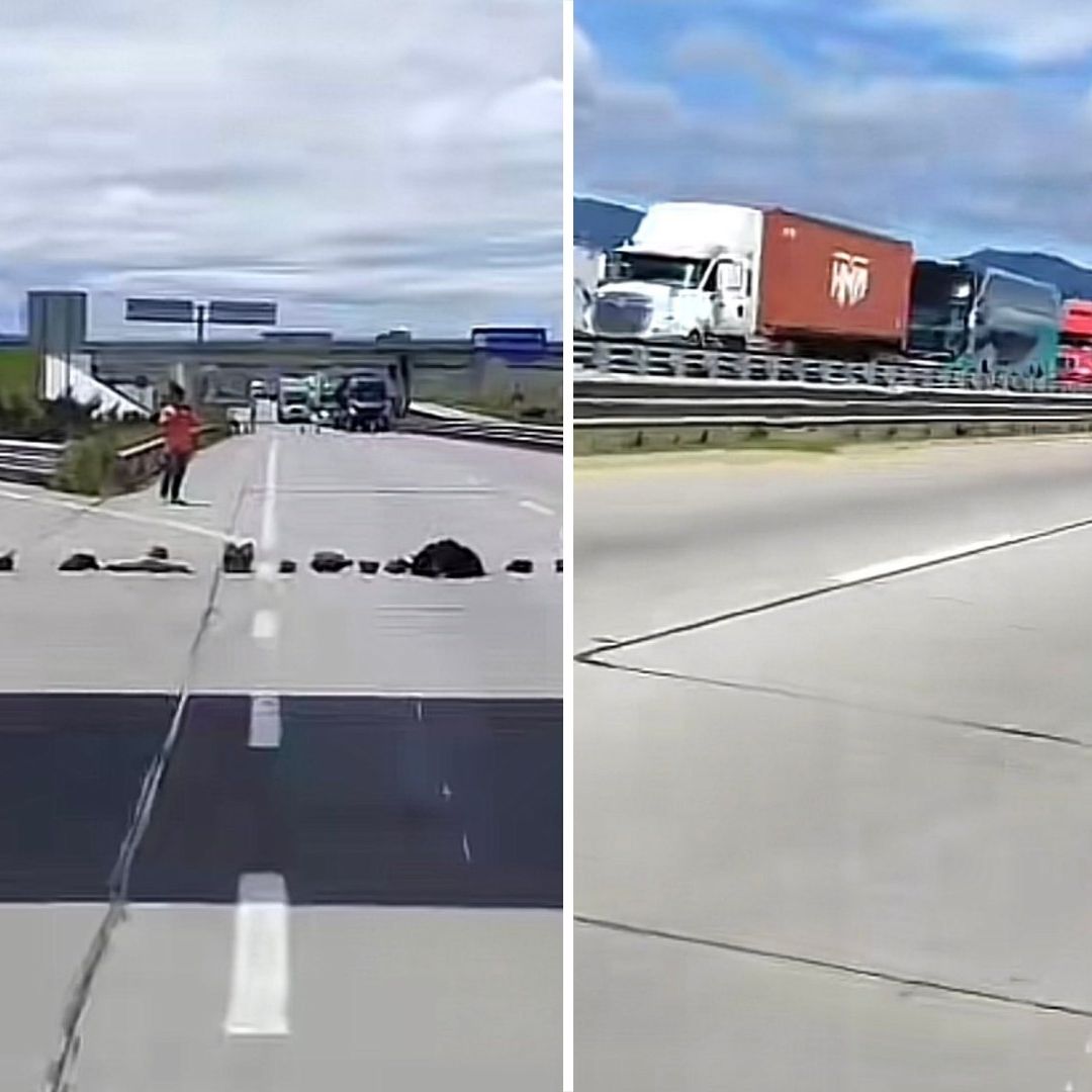 Bloqueo en Ambos Sentidos de la Autopista Arco Norte en Calpulalpan por Manifestación de Ejidatarios