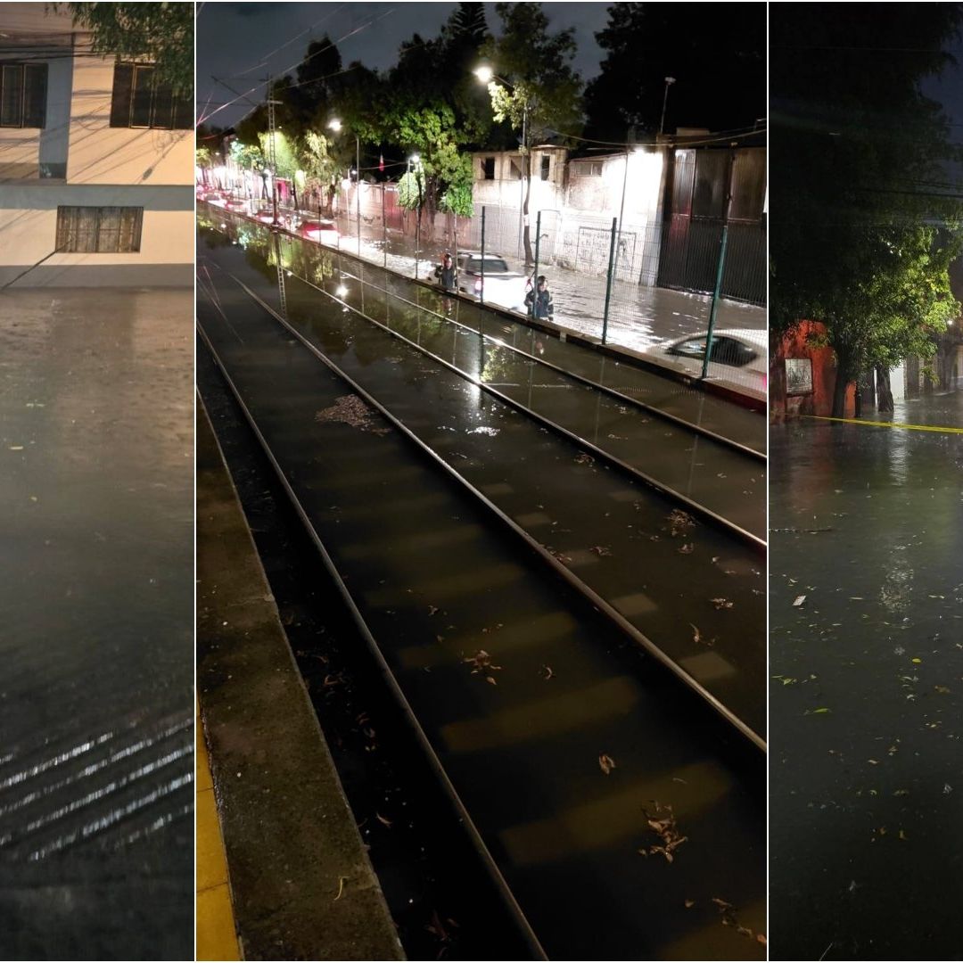 Lluvias y Granizo Hoy en CDMX: Activan Doble Alerta y Tren Ligero Opera con Servicio Provisional