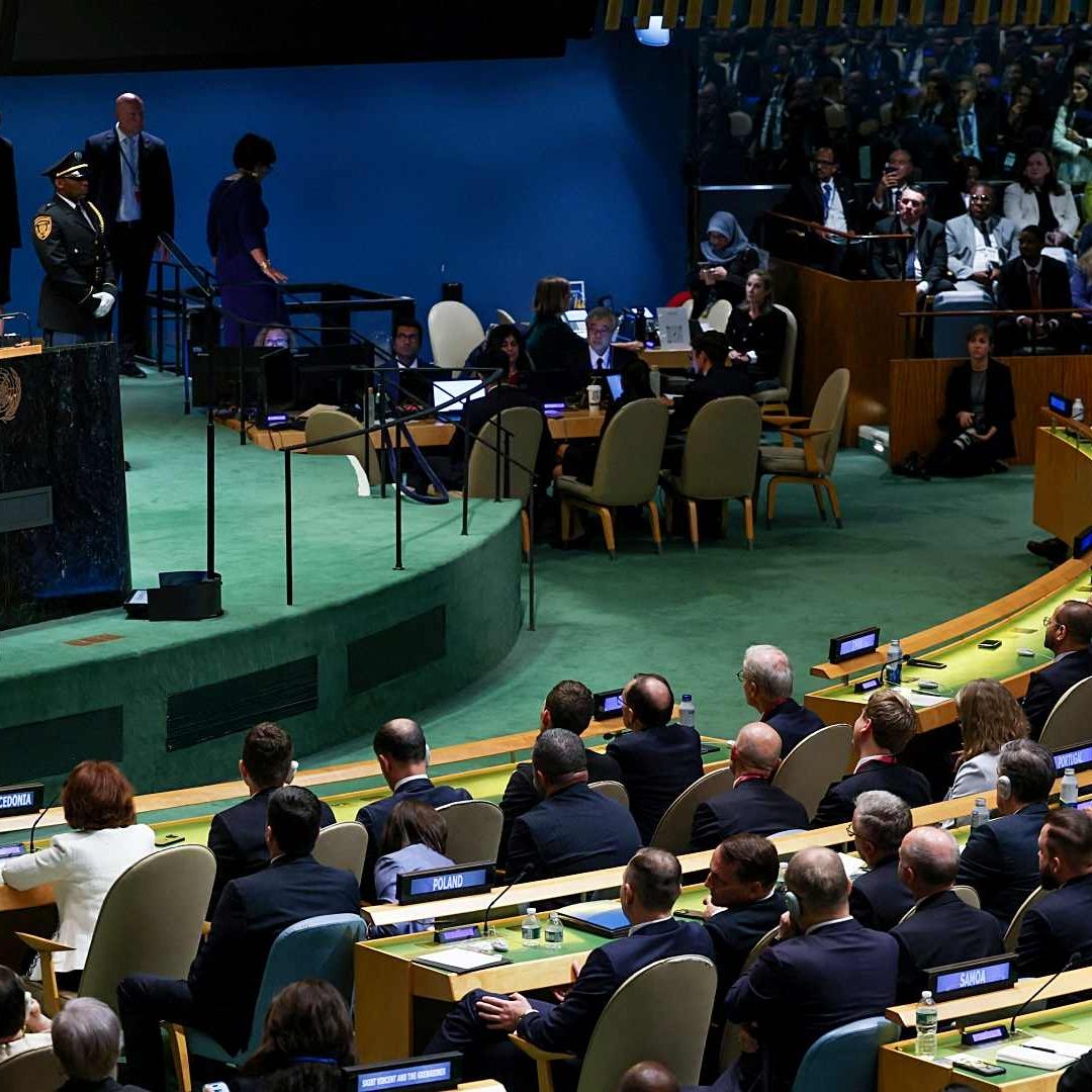 Donald Trump en la 80 Asamblea General de las ONU en Nueva York