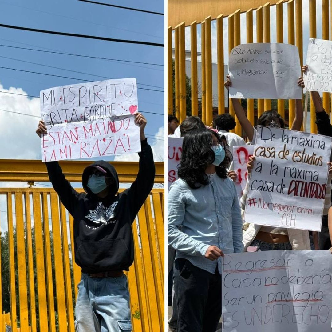 Alumnos de CCH Sur en Marcha Hacía Rectoría de la UNAM