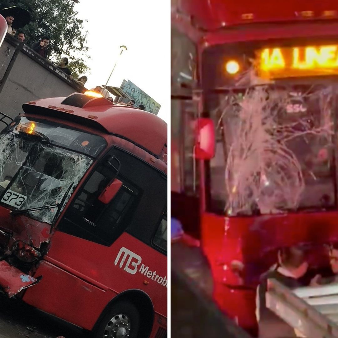 Dos Unidades del Metrobús Chocan en Xola y Tlalpan, Benito Juárez; Hay Varios Lesionados