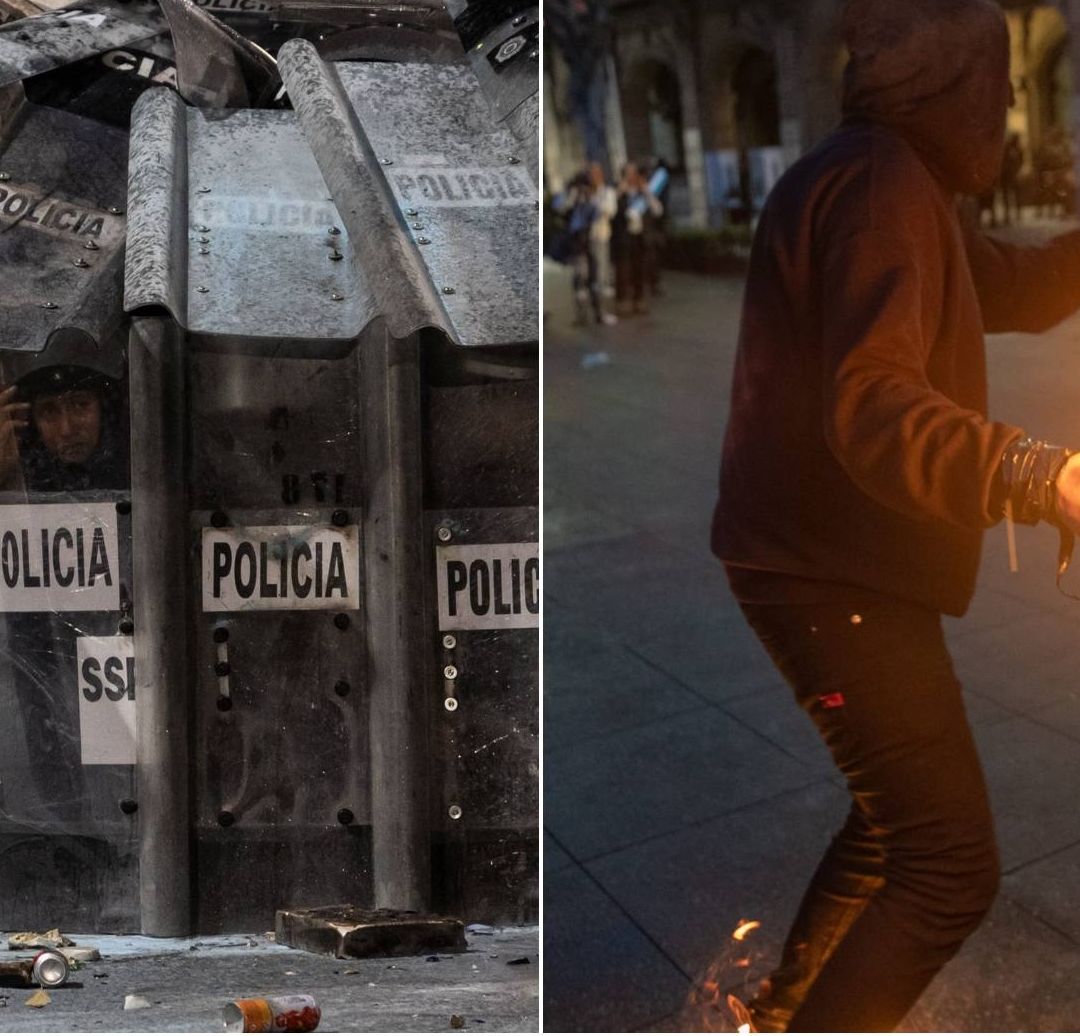 Mega Marcha por Ayotzinapa en CDMX Hoy: Padres de los 43 Dan Discurso Frente a Palacio Nacional