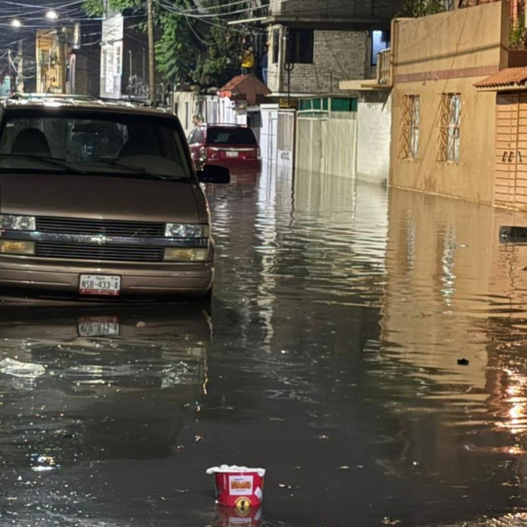 El saldo de lluvias en CDMX: cientos de viviendas inundadas, encharcamientos y caídas de árboles.