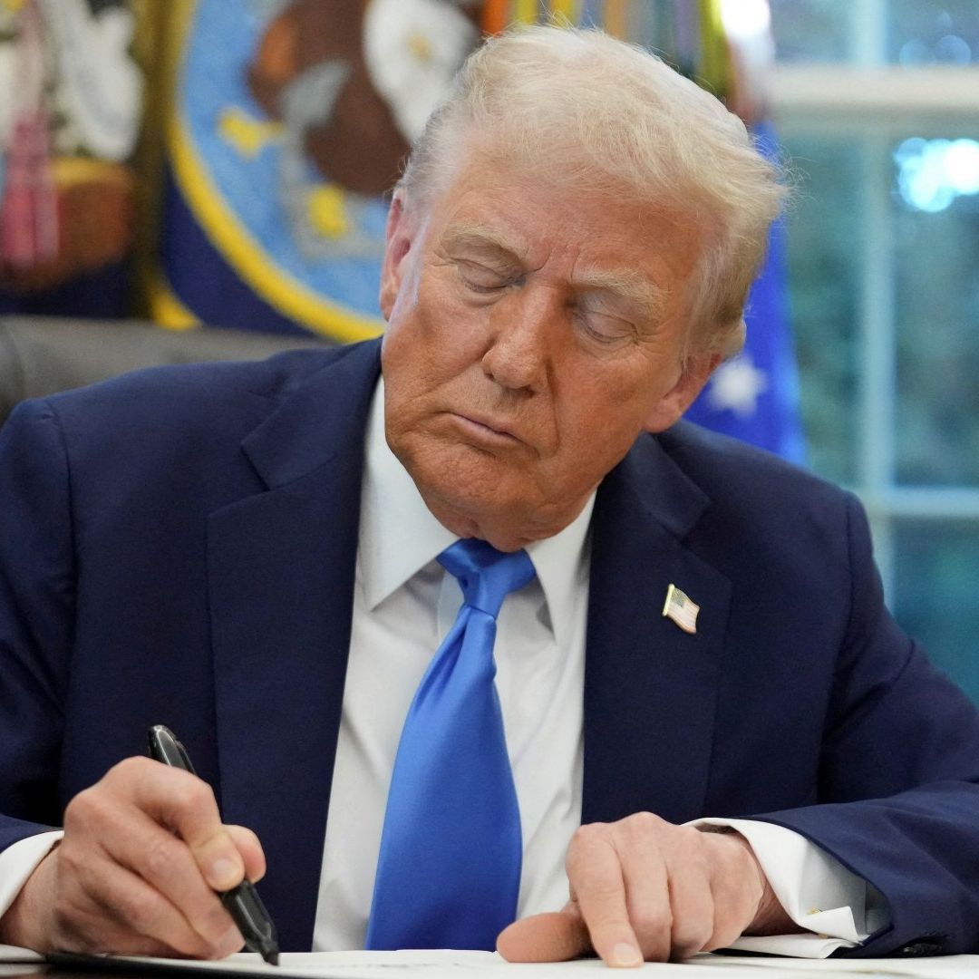 Donald Trump, presidente de Estados Unidos, en la Oficina Oval