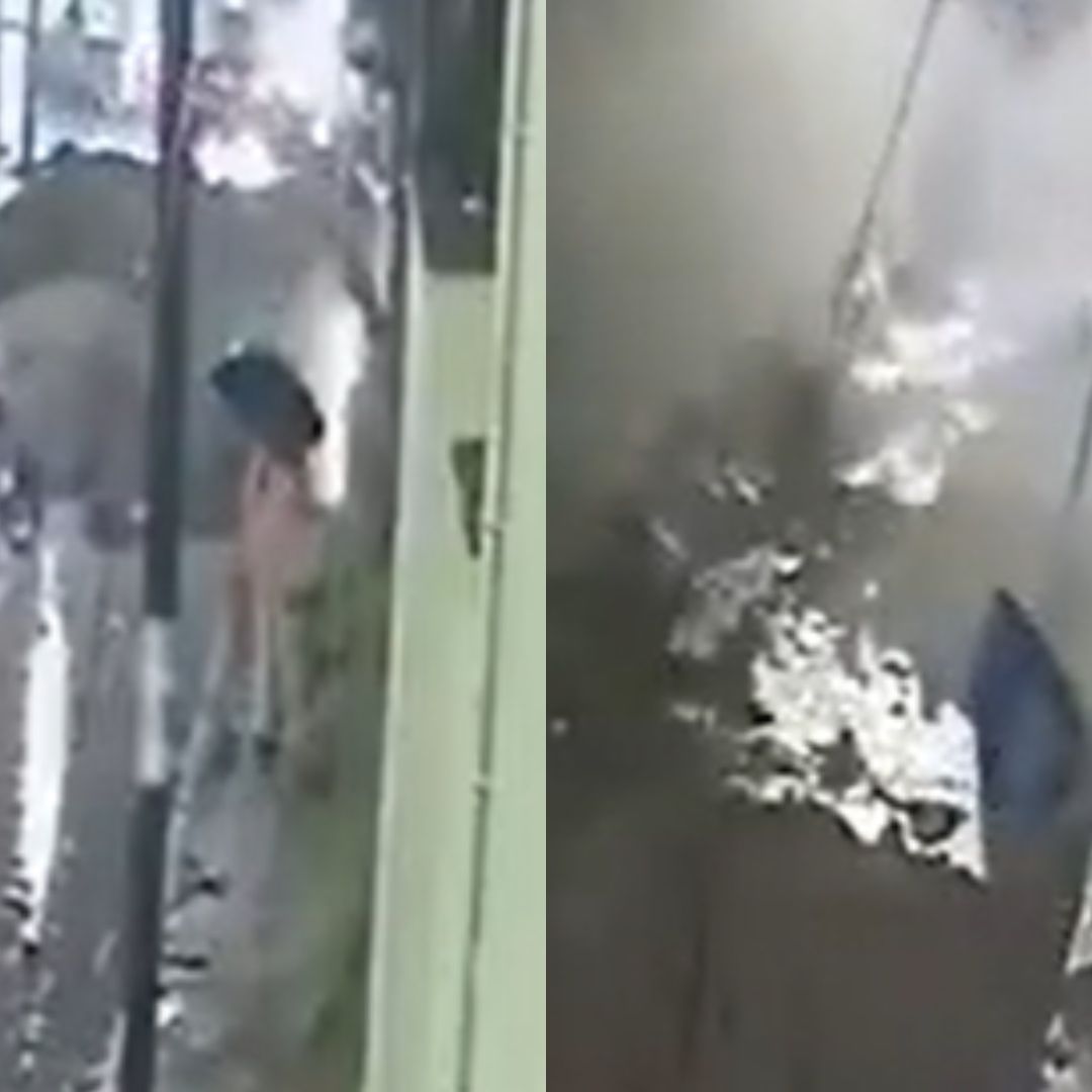 Barda Cayó sobre Mujer Iglesia Barrio Santiago Mixquitla San Pedro Cholula Puebla