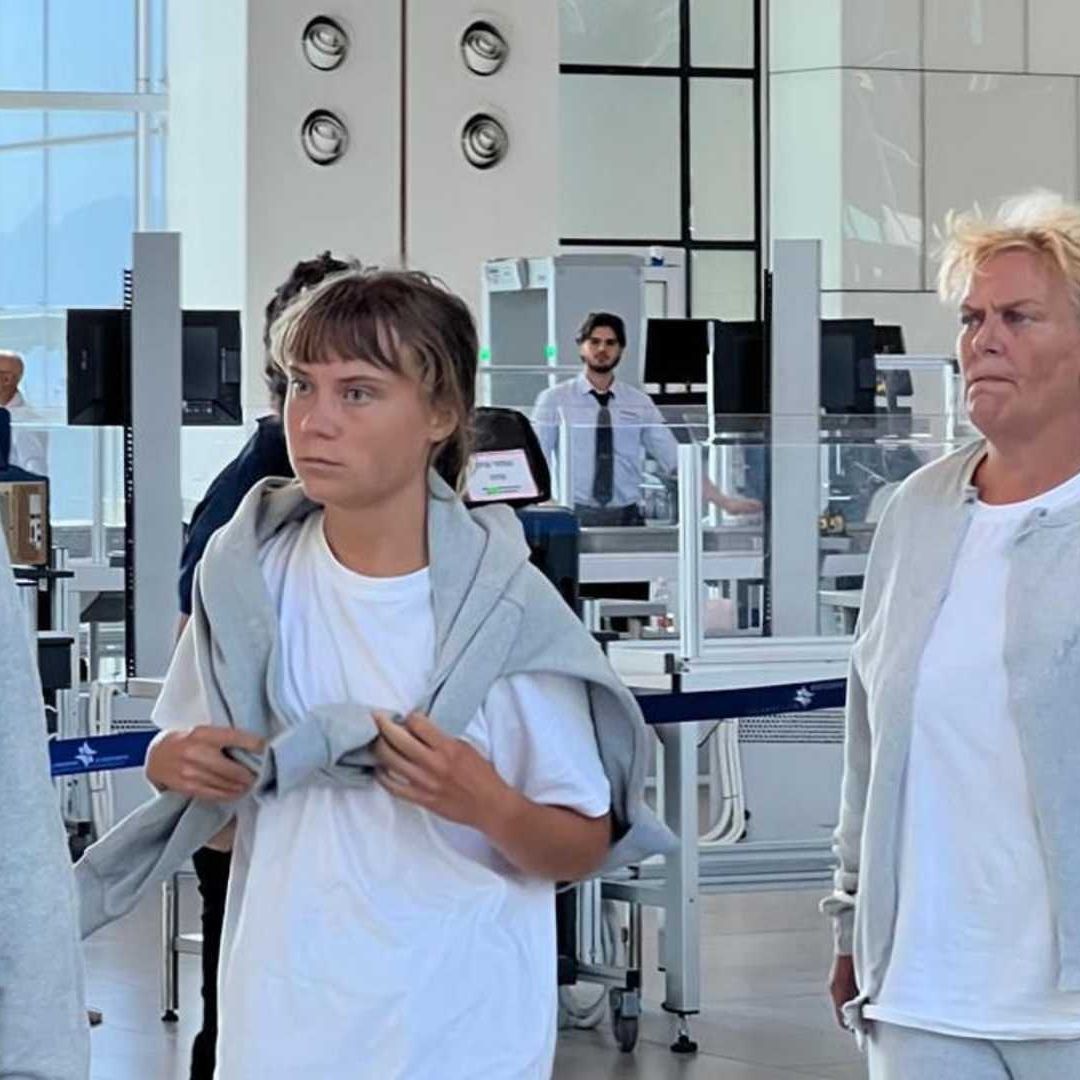 Israel deporta a Greta Thunberg y 170 dctivistas de la flotilla Global Sumud