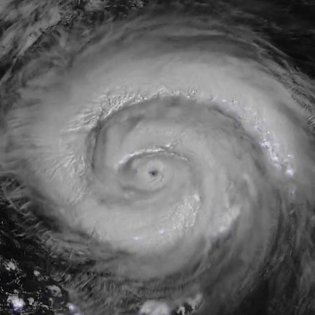 Huracán Erin visto desde el espacio en agosto 2025. Foto: X @CIRA_CSU