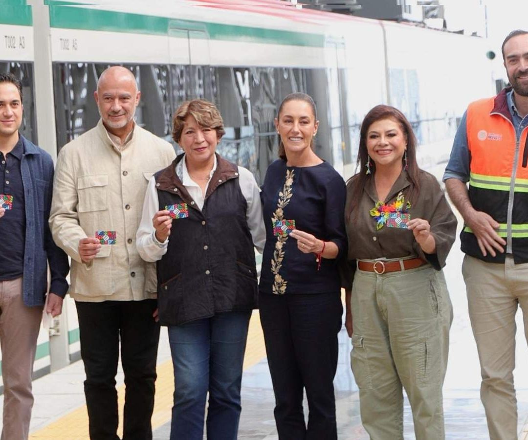 Claudia Sheinbaum en el Tren El Insurgente