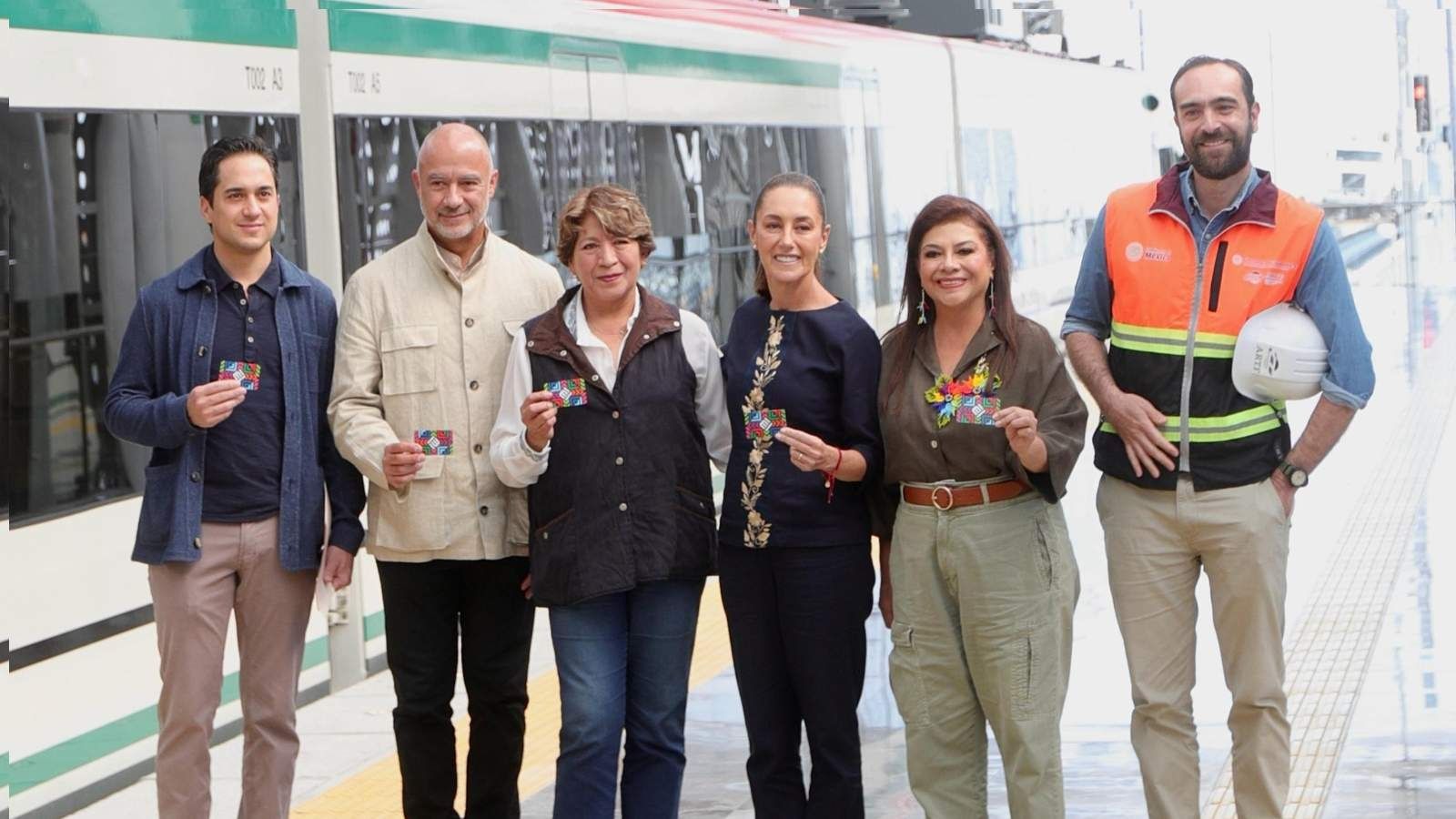 Claudia Sheinbaum en el Tren El Insurgente