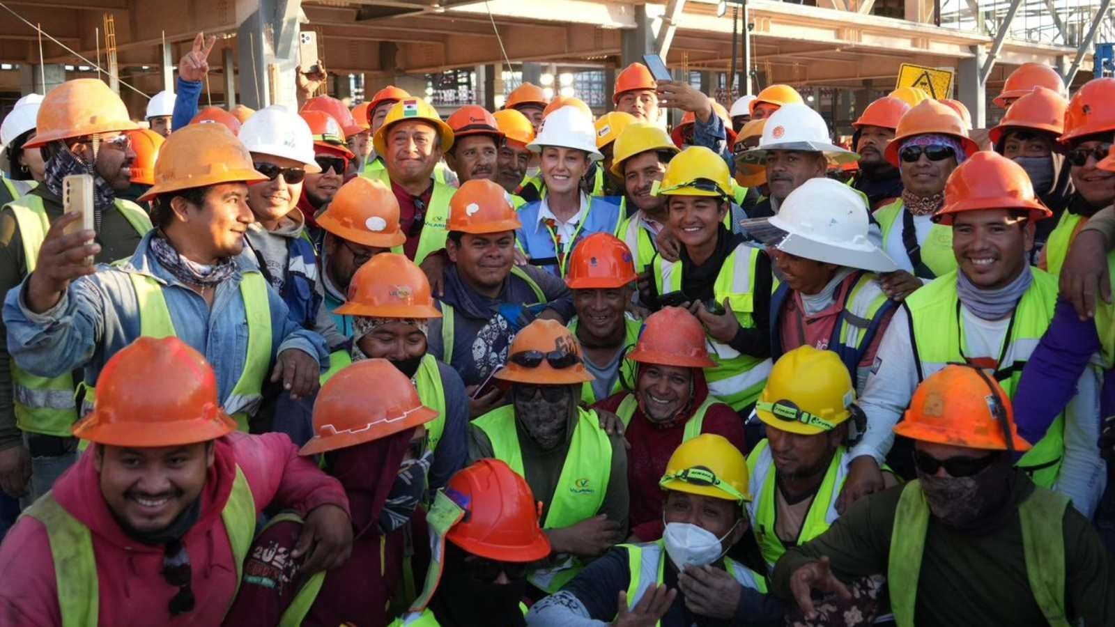 Claudia Sheinbaum en su visita en Nayarit. Foto: Presidencia