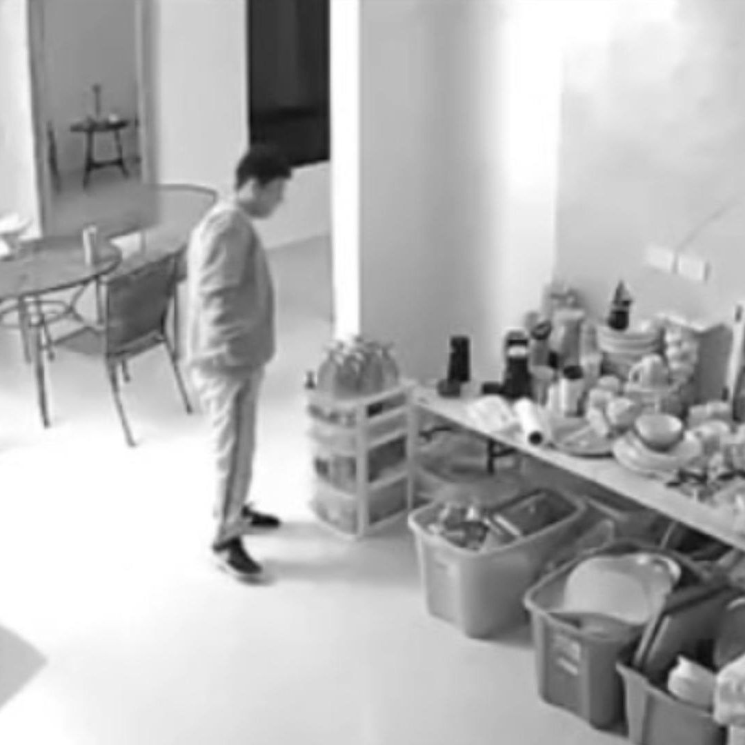 Presunto ladrón en casa