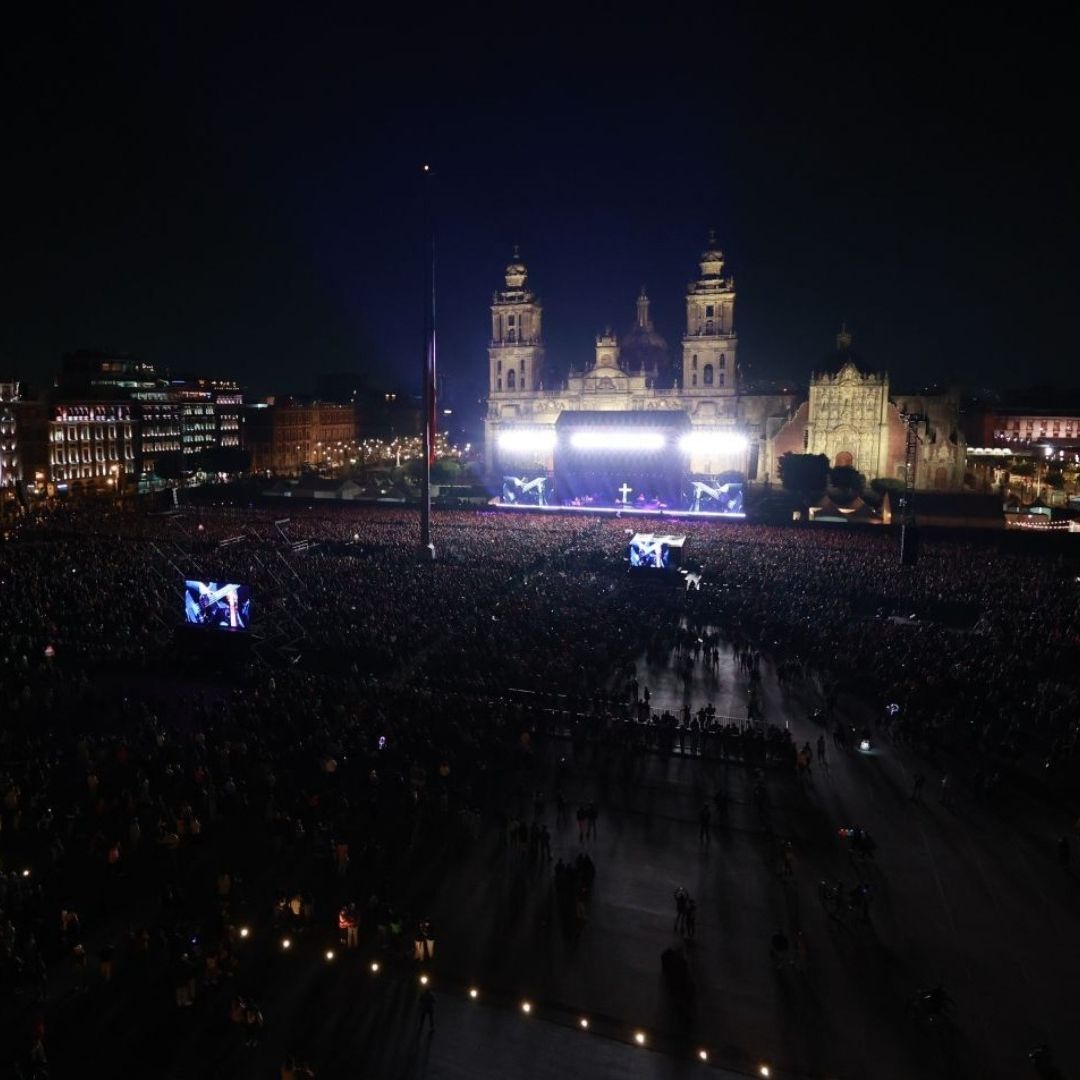 Hay concierto en el Zócalo CDMX hoy a qué hora es el evento este 9 noviembre 2025 y quiénes estarán gratis