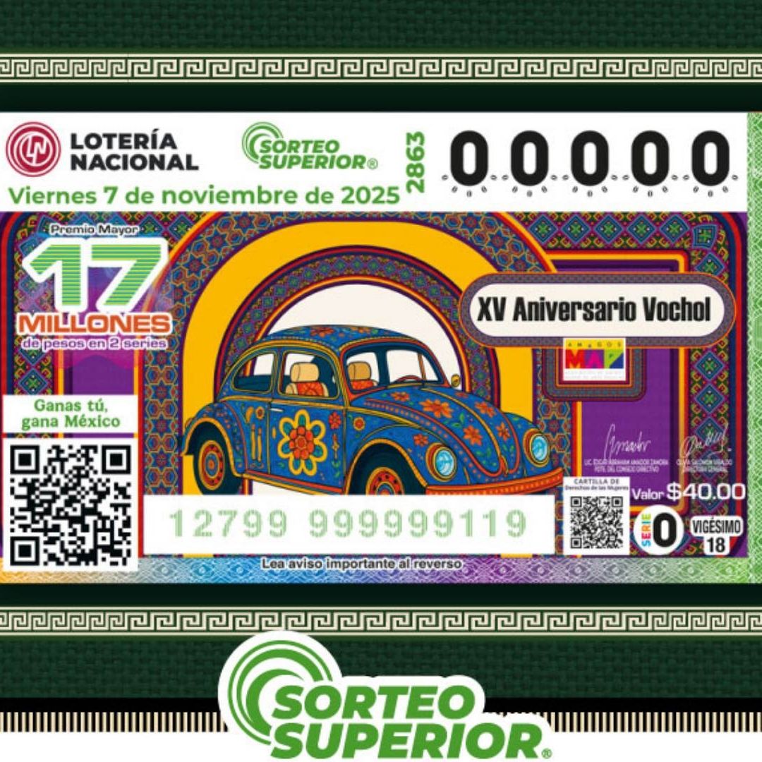 Resultados Lotería Nacional hoy 7 de noviembre 2025 premio mayor número ganador sorteo superior 2863
