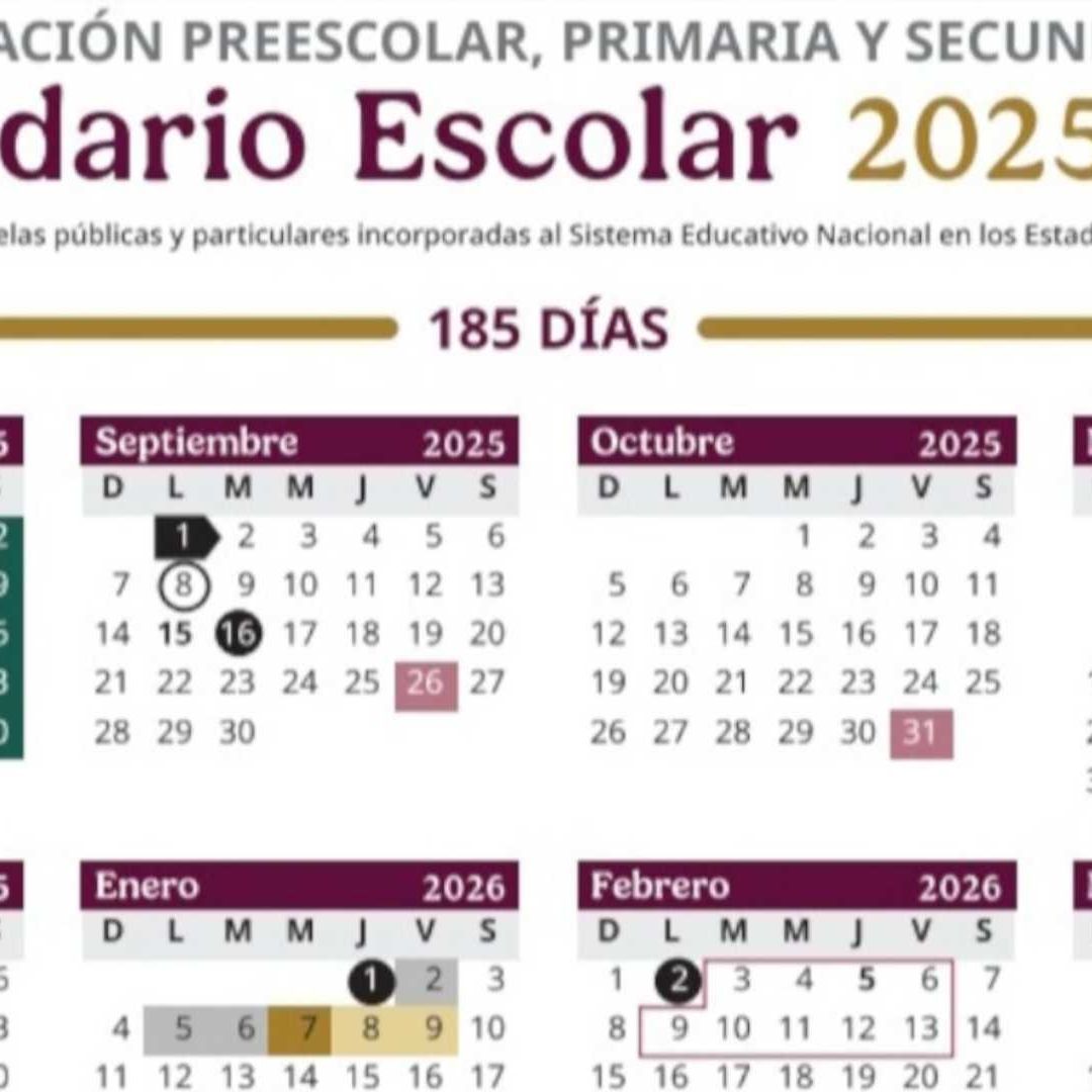 Megapuente Durante Noviembre en Escuelas de Educación Básica en Sonora; ¿Qué Días No Hay Clases?