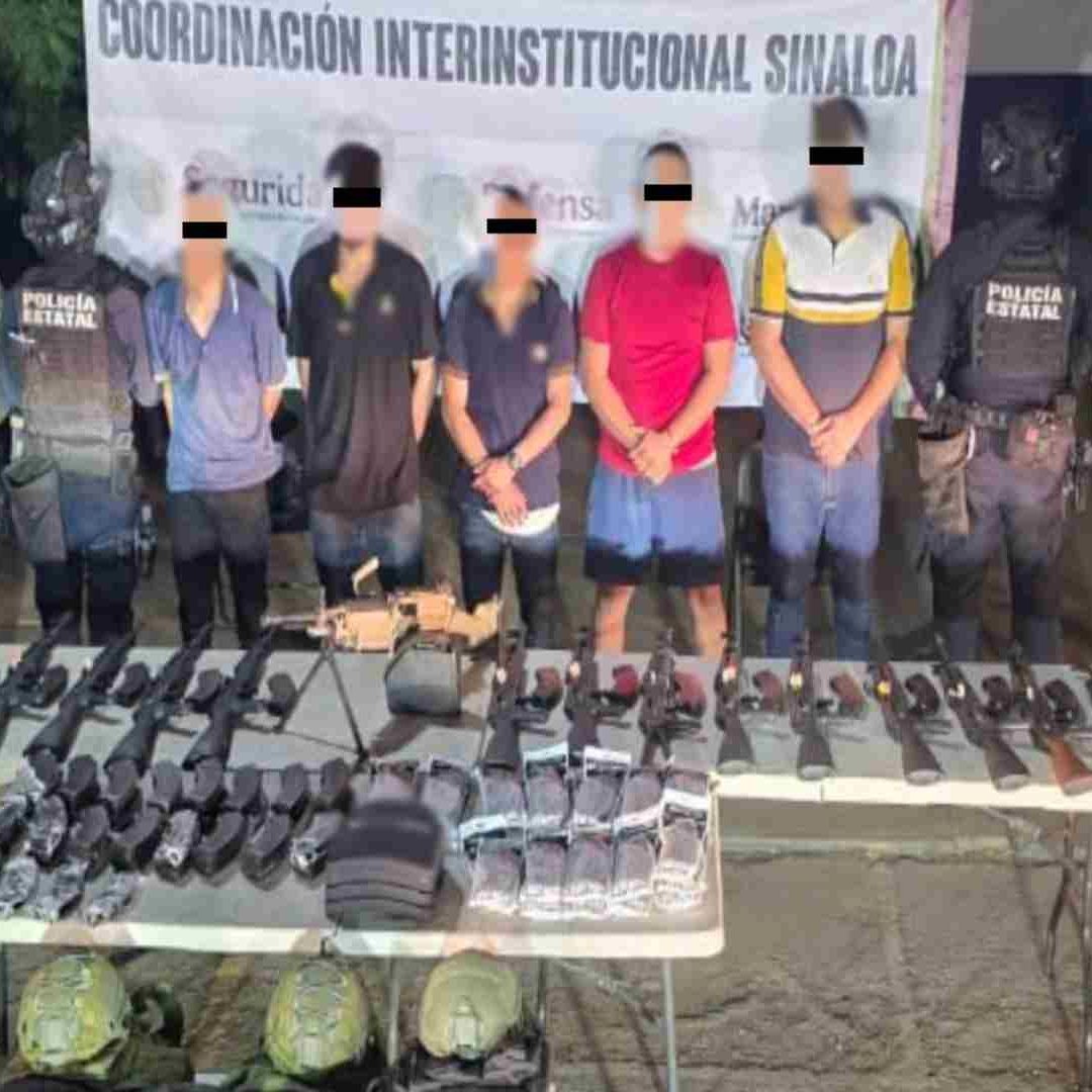 Detenidos en Operación Frontera Norte en Sinaloa