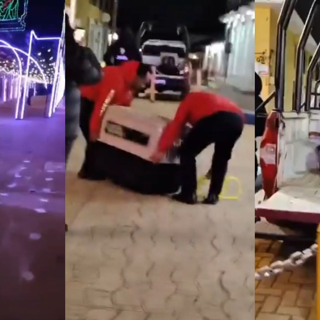 Captan Bomberos Policías y Protección Civil Retiran Perros Callejeros en Chignahuapan Puebla por Mal Aspecto