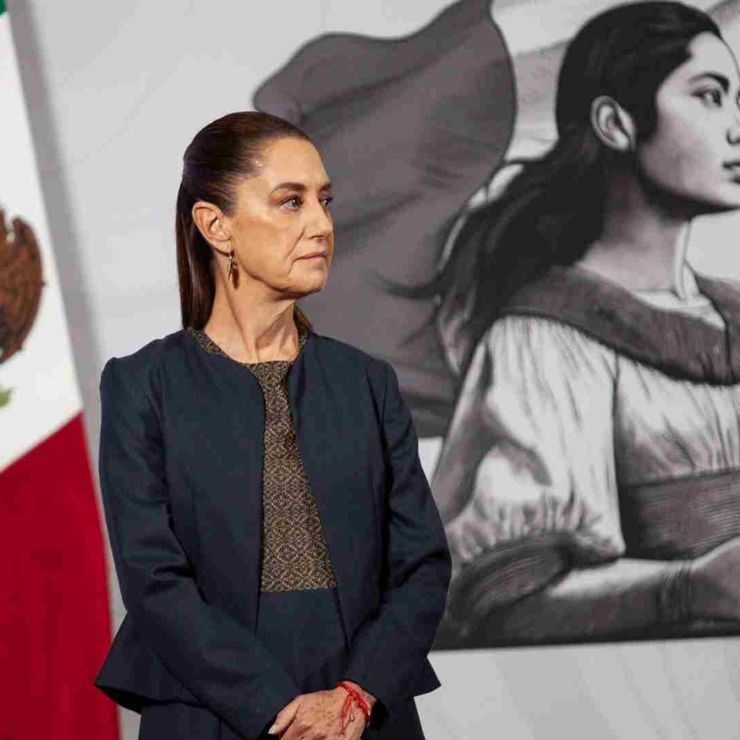 La presidenta Claudia Sheinbaum