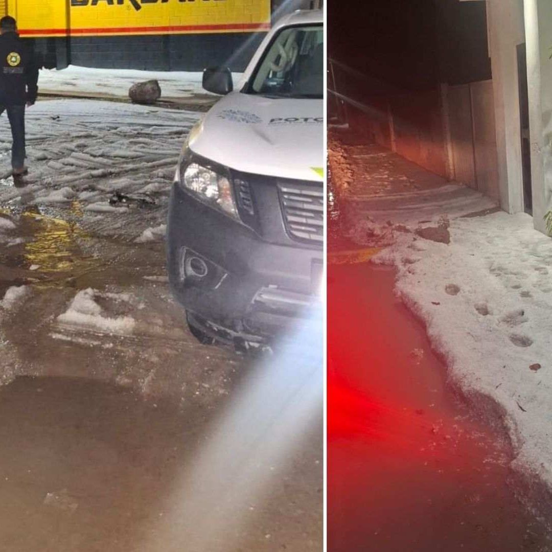 Reportan Caída de Granizo en Villa de Reyes en San Luis Potosí