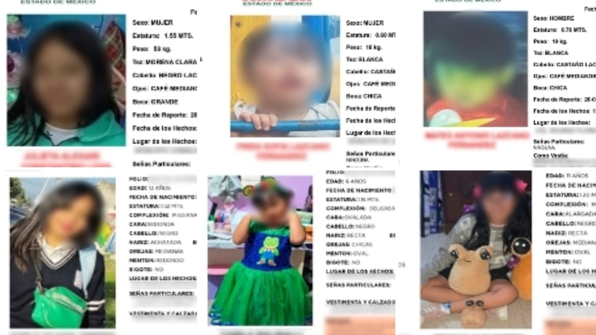 Hallan con Vida a 8 Menores Desaparecidos en las Últimas 48 Horas en ...