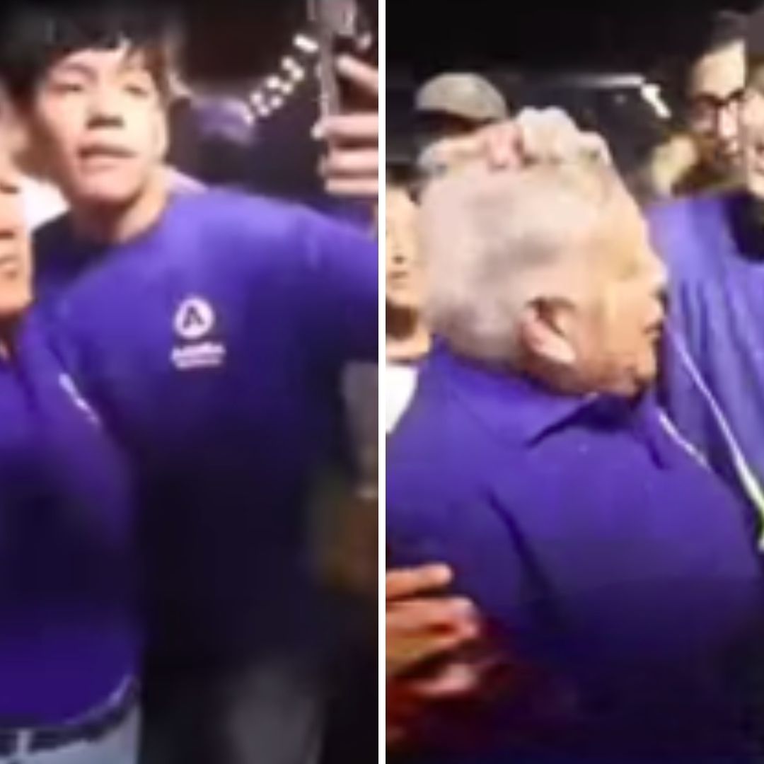 Joven Finge Selfie con Candidato Presidencial de Perú, César Acuña, y le Rompe Huevo en la Cabeza