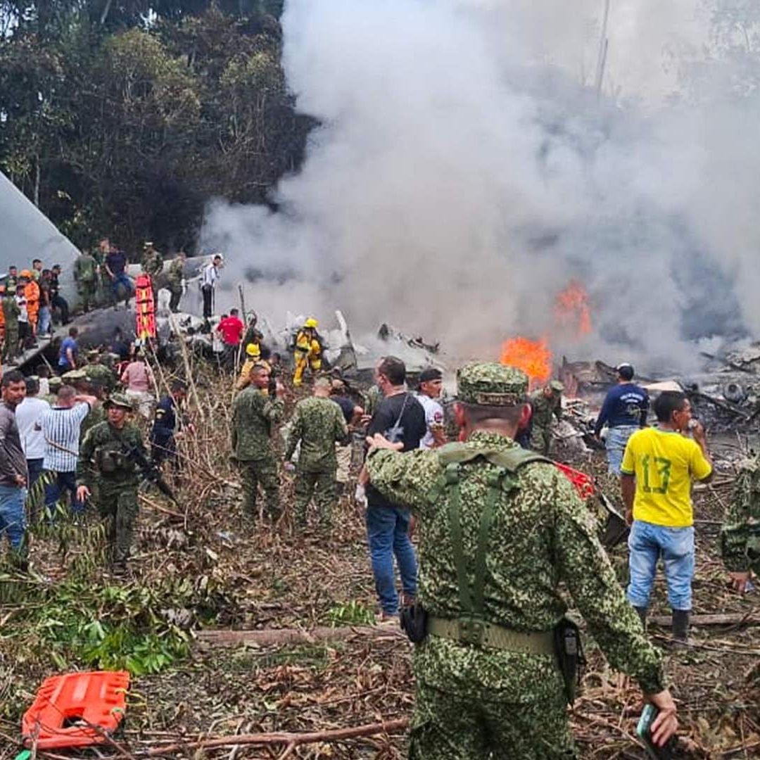 Así Es el Avión Hércules con más de 100 Militares y se Estrelló Hoy en Colombia