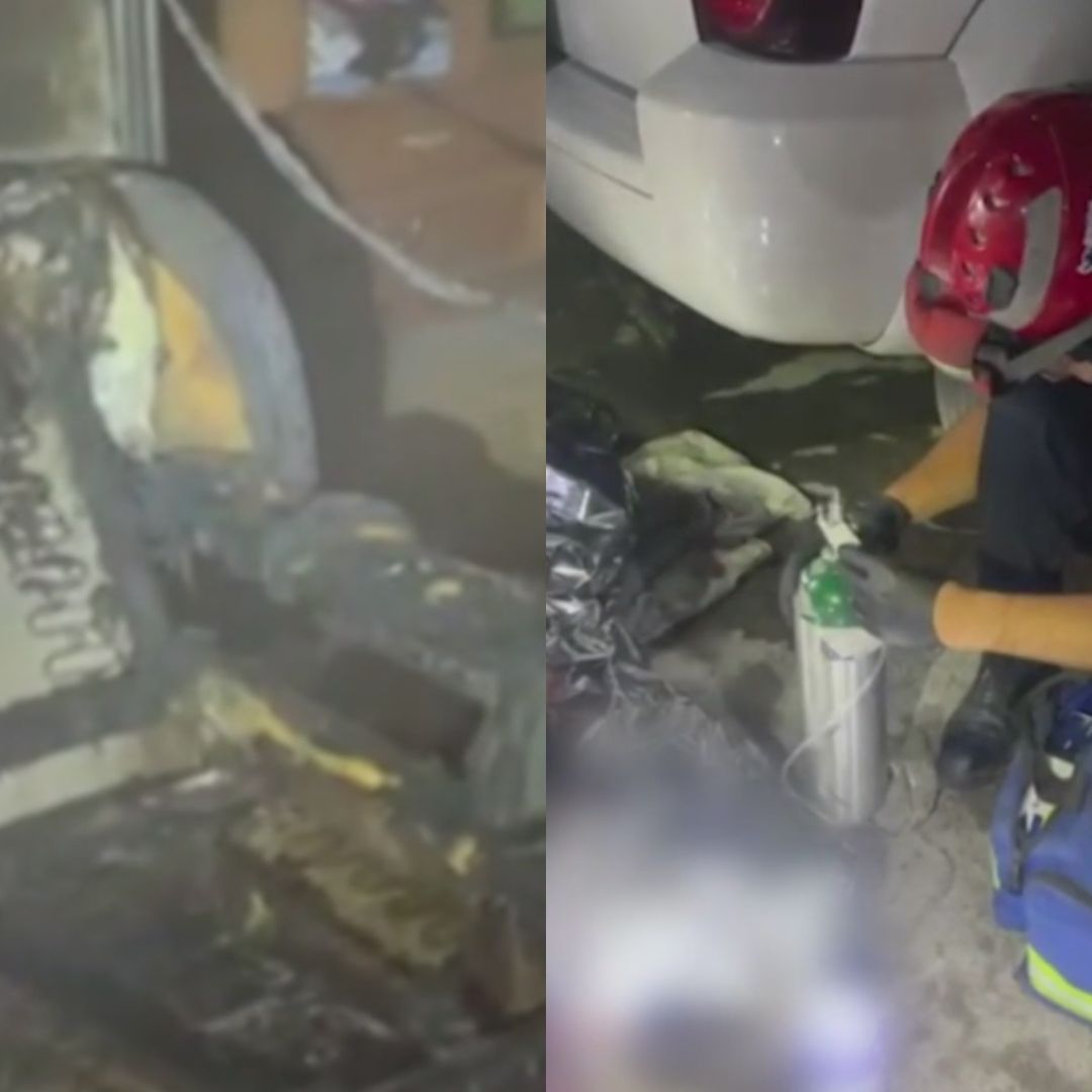 Incendio de casa, Bomberos de Guadalupe auxilian a herido