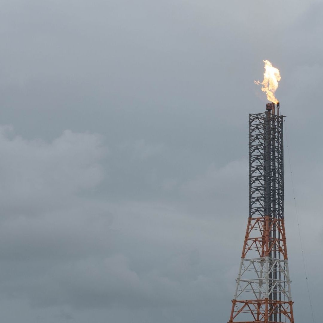 Refinería en México.