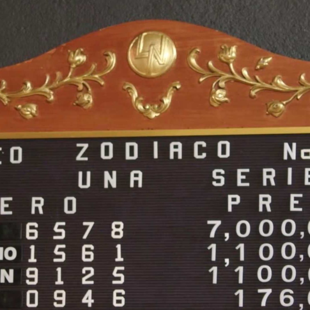 Tablero de resultados de la lotería nacional de hoy