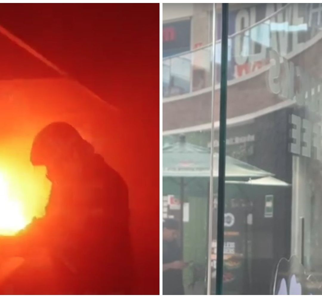 Incendio en centro comercial de Azcapotzalco