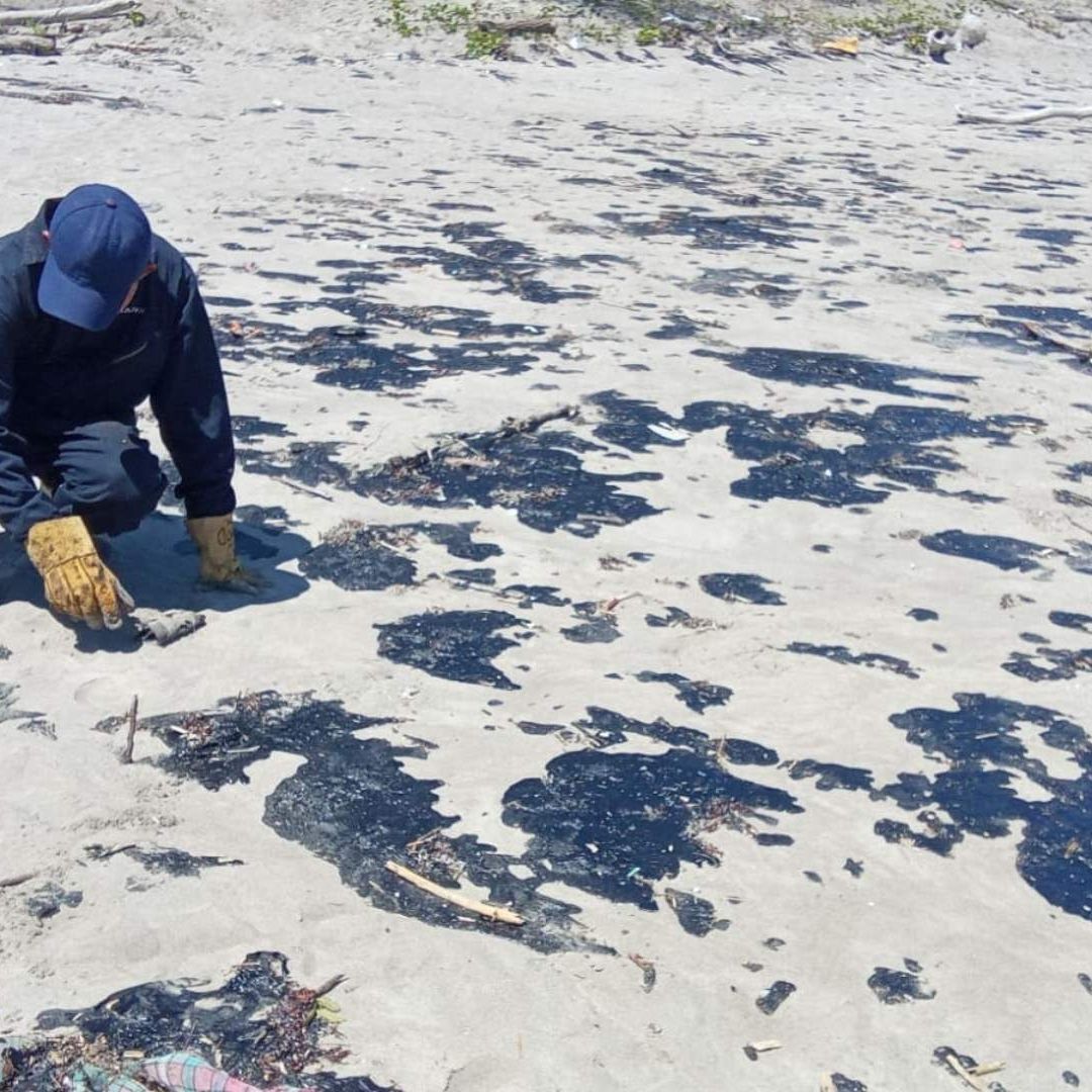 Hidrocarburo Llega a Playas de Tuxpan Veracruz Se Recolectó Media Tonelada de Residuos Marina Atiende Emergencia