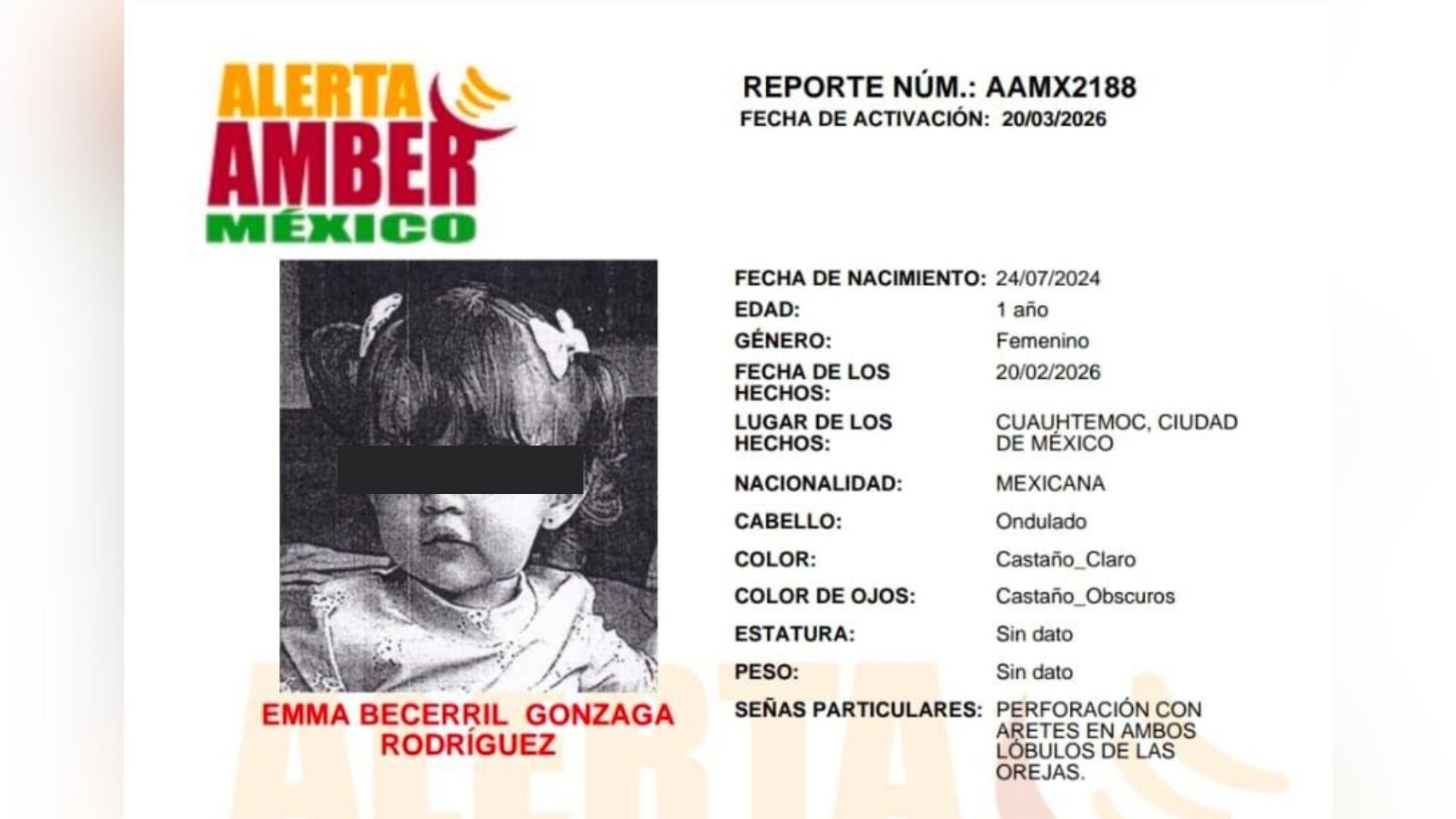 Alerta Amber