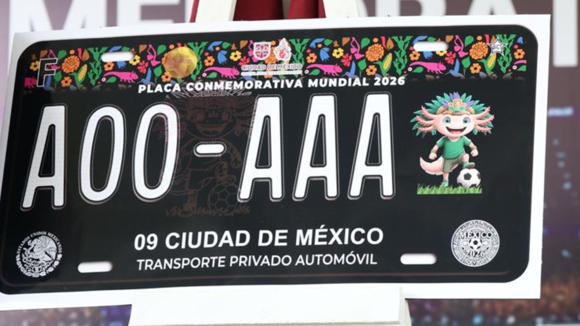 Placa Conmemorativa Mundial 2026