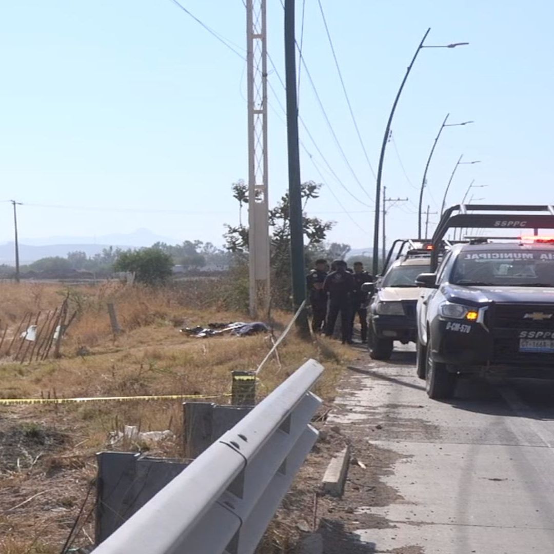 Encuentran un Cuerpo en Varias Bolsas en el Eje Metropolitano en León Guanajuato