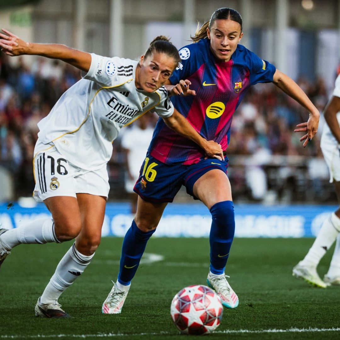 El Barcelona visitó al Real Madrid en el estadio Alfredo Di Stéfano, para el juego de ida de cuartos de final en la Women's Champions League 2026.