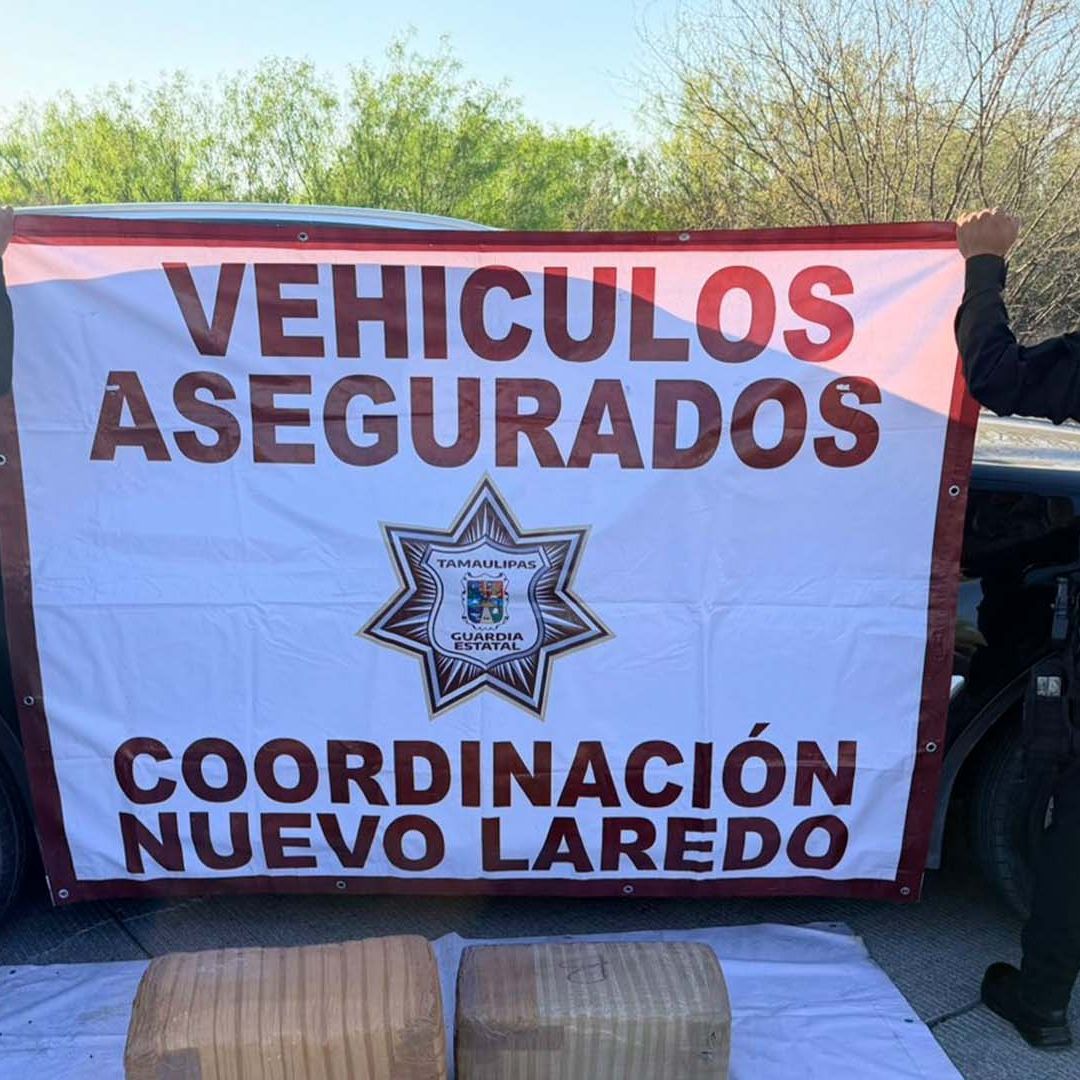 Aseguran Armas y Presunta Droga Luego de Persecución en Nuevo Laredo